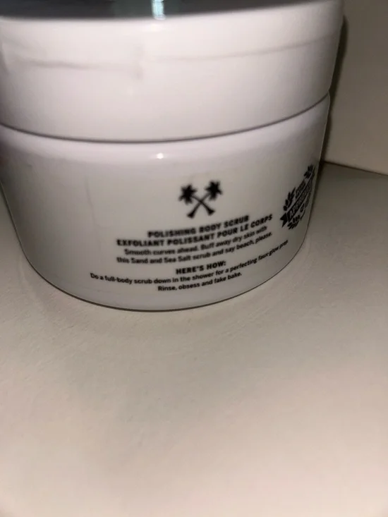 PINK Bikini Scrub Polishing Body Scrub - White Jar 8 oz sealed - Picture 7 of 9